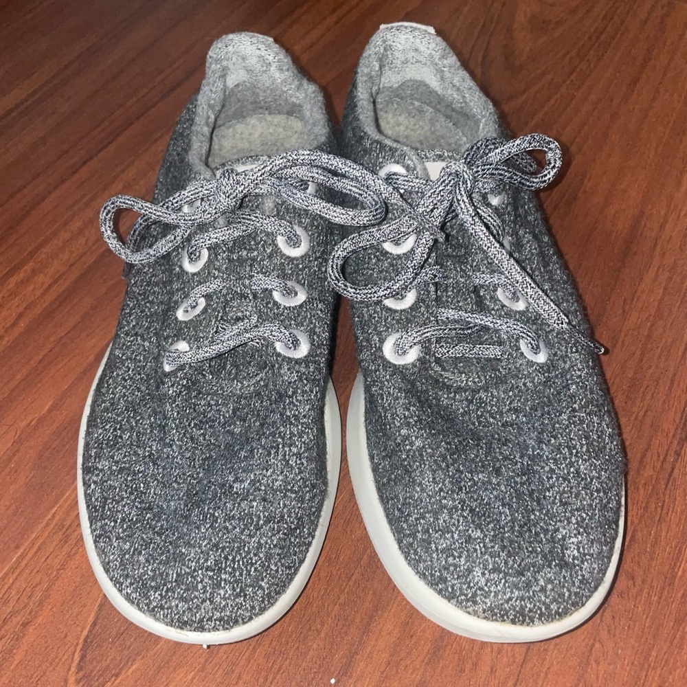 allbirds grey wool runners